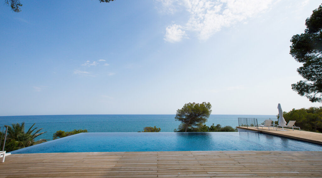sea views at a rural house in barcelona